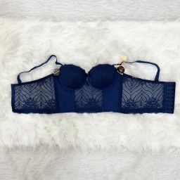حمالة صدر سفنجة وعظم كيبور طويل دعم كامل Moda Clavel Padded Underwire Longline Bra - Full Support