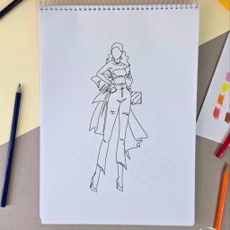 كتاب تصميم الأزياء New Collection Fashion Design Book