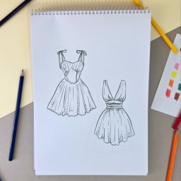 كتاب تصميم الأزياء New Collection Fashion Design Book