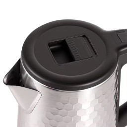 غلاية كهربائية ستانلس ستيل سعة 2 لتر بقوة 1500 واط وقاعدة 360 Electric Stainless Steel Kettle 2L 1500W with 360° Rotating Base