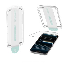 لاصق شاشة مانوفيت بيورشيلد الشفاف لهاتف ايفون 17 برو ماكس Manovate PureShield Clear Screen Protector for iPhone 17 Pro Max