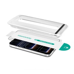 لاصق شاشة مانوفيت بيورشيلد الشفاف لهاتف ايفون 17 برو ماكس Manovate PureShield Clear Screen Protector for iPhone 17 Pro Max