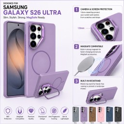 كفر سامسونج كلاكسي أس 26 ألترا أكريليك فاخر Samsung Galaxy S26 Ultra Premium Acrylic Case