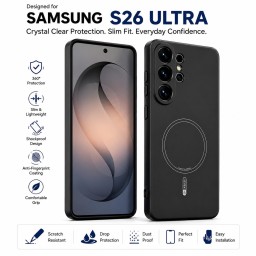 كفر سامسونج كلاكسي أس 26 ألترا سيليكون مع ماك سيف Samsung Galaxy S26 Ultra Silicone MagSafe Case