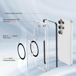 كفر سامسونج كلاكسي أس 26 ألترا أكريليك كرستالي Samsung Galaxy S26 Ultra Crystal Acrylic Case