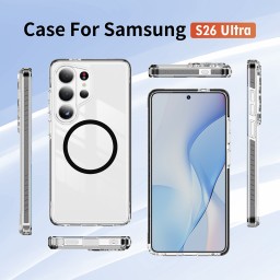 كفر سامسونج كلاكسي أس 26 ألترا أكريليك كرستالي Samsung Galaxy S26 Ultra Crystal Acrylic Case
