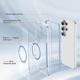 كفر سامسونج كلاكسي أس 26 ألترا أكريليك كرستالي Samsung Galaxy S26 Ultra Crystal Acrylic Case