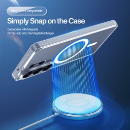 كفر سامسونج كلاكسي أس 26 ألترا كرستالي مع ماك سيف Samsung Galaxy S26 Ultra Crystal MagSafe Case