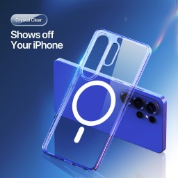 كفر سامسونج كلاكسي أس 26 ألترا كرستالي مع ماك سيف Samsung Galaxy S26 Ultra Crystal MagSafe Case
