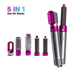 مصفف ومجعد الشعر الحراري ENZO Professional 9822-EN المتكامل 5 في 1 5-in-1 thermal hair styler