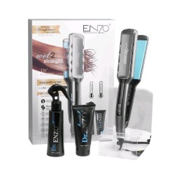 مكواة شعر إنزو 3977- الاحترافية لتمليس الشعرالرطب والجاف Enzo Professional Hair Straightener