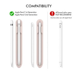 حامل قلم ابل BAYKRON BA-PT112-PNK Silicone Pencil Holder for Apple Pencil 1 & 2 – Pink BAYKRON BA-PT112-PNK Silicone Pencil Holder for Apple Pencil 1 & 2 – Pink