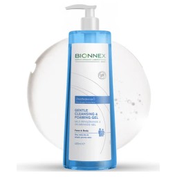 بايونكس بيرفيديرم غسول جل للبشرة الجافة والمتحسسة 400 مل BIONNEX Cleansing & foaming gel Face & Body - 400ml