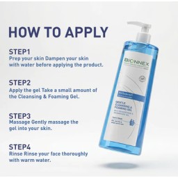 بايونكس بيرفيديرم غسول جل للبشرة الجافة والمتحسسة 400 مل BIONNEX Cleansing & foaming gel Face & Body - 400ml