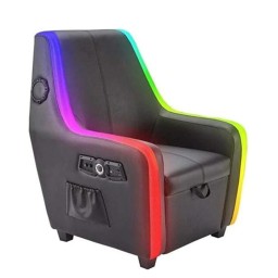 كرسي ألعاب إكس روكر بإضاءة ملونة وسماعات بلوتوث X Rocker RGB Gaming Chair with Bluetooth Speakers