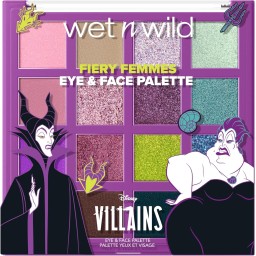 باليت ايشادو  ويت ان وايلد × ديزني فيلنز- 16 لون Wet n Wild x Disney Villains Fiery Femmes Eye & Face Palette- 16 Pan