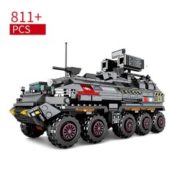 مجسم شاحنة عسكرية من مكعبات البناء – الأرض التائهة Sembo Block The Wandering Earth Military Truck Building Blocks