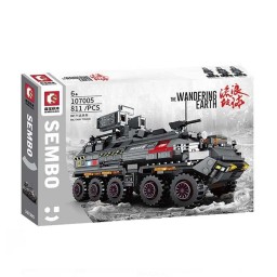مجسم شاحنة عسكرية من مكعبات البناء – الأرض التائهة Sembo Block The Wandering Earth Military Truck Building Blocks