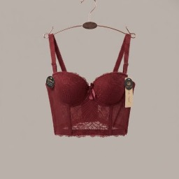 حمالة صدر سفنجة وعظم كيبور طويل دعم كامل Moda Clavel Padded Underwire Longline Bra - Full Support