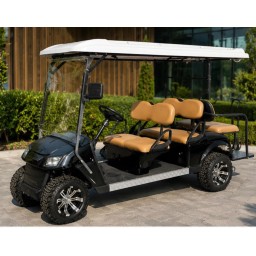 عربة غولف كهربائية حديثة ومرفوعة Lifted Golf Cart