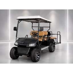 عربة غولف كهربائية حديثة ومرفوعة Lifted Golf Cart