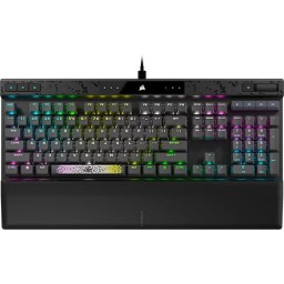 كورسيرK70 MAX RGB لوحة مفاتيح الألعاب السلكية الميكانيكية المغناطيسية، مزودة بمفاتيح كورسيرMGX قابلة للتعديل Corsair K70 MAX RGB Magnetic, Mechanical Wired Gaming Keyboard,  Adjustable CORSAIR MGX Switches