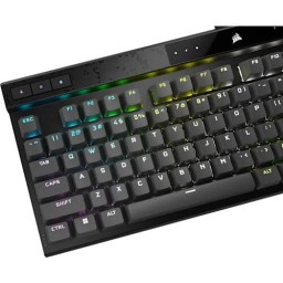 كورسيرK70 MAX RGB لوحة مفاتيح الألعاب السلكية الميكانيكية المغناطيسية، مزودة بمفاتيح كورسيرMGX قابلة للتعديل Corsair K70 MAX RGB Magnetic, Mechanical Wired Gaming Keyboard,  Adjustable CORSAIR MGX Switches