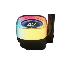 كورسيرiCUE Link Titan 240 RX LCD مبرد سائل لوحدة المعالجة المركزية، شاشة LCD، حجم 240 مم Corsair iCUE Link Titan 240 RX LCD Liquid CPU Cooler, 240mm AIO, Low Noise - Black