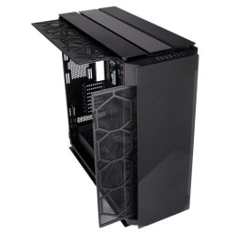كورسير Obsidian Series 1000D صندوق سوبر تاور ثنائي النظام، هيكل ذكي من الزجاج المقوى الفاخر والألومنيوم Corsair Obsidian Series 1000D Super-Tower Case, Dual-system layout, Premium Tempered Glass and Aluminum Smart Case - Black
