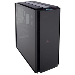 كورسير Obsidian Series 1000D صندوق سوبر تاور ثنائي النظام، هيكل ذكي من الزجاج المقوى الفاخر والألومنيوم Corsair Obsidian Series 1000D Super-Tower Case, Dual-system layout, Premium Tempered Glass and Aluminum Smart Case - Black