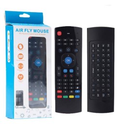 ريموت تحكم لاسلكي Air Fly Mouse مع لوحة مفاتيح Air Fly Mouse Wireless Remote Control Keyboard