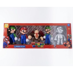 مجموعة مجسمات شخصيات سوبر ماريو بروس (5 قطع) Super Mario Bros Action Figures 5-Piece Toy Set