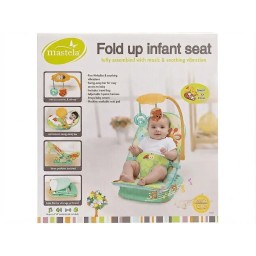 كرسي مواليد قابل للطي من "ماستيلا" (مع موسيقى واهتزاز) Mastela Fold-Up Infant Seat with Music & Soothing Vibration