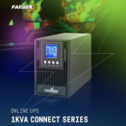 مزود طاقة احترافي Farber Online UPS 1KVA Connect Series Farber Online UPS 1KVA Connect Series