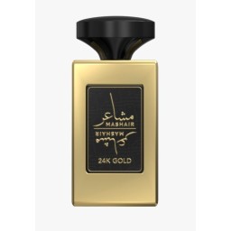عطر مشاعر 24K جولد لكلا الجنسين Mashair 24K Gold Eau De Parfum