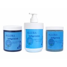 بكج النيلة (مجموعة عناية النيلة) ALLURA Indigo Care Set