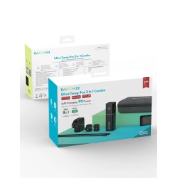 كومبو الشحن من راف بور بقدرة 140 واط RAVPower RP-PB1243 140W USB-C Power Bank & Charger Combo | Ultra-Fast Travel Charging Solution
