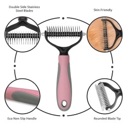 مشط إزالة الشعر Pet Grooming Tool