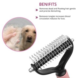 مشط إزالة الشعر Pet Grooming Tool
