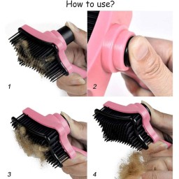 فرشاة إزالة الشعر Pet Grooming Brush