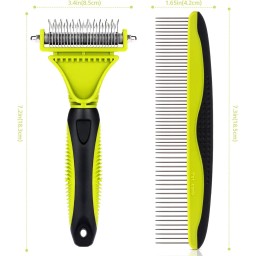 فرشاة إزالة تساقط الشعر Pecute Pet Brush