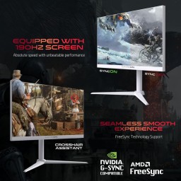 شاشة ألعاب GAMEON GOA27FHD190IPS Artic Pro Series قياس 27 إنج FHD IPS 190Hz GAMEON GOA27FHD190IPS Artic Pro Series 27" FHD IPS Gaming Monitor 190Hz