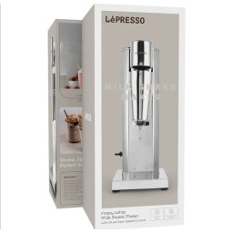 ماكينة ليبريسو فروستي ويب لصنع الميلك شيك مع تحكم سرعتين - فضي LePresso Frosty Whip Milk Shake Maker with Dual Gear Speed Control – Silver
