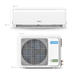 سبلت وادي برو جداري عادي 1 طن WADI Pro Wall-Mounted Split AC On/Off 1 Ton