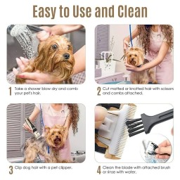 مكينة الشعر + سیت حلاقة Hair Clipper+Grooming Set