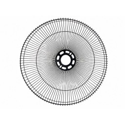 مروحة جدارية مقاس 16 إنج مع ريموت ومؤقت 7 ساعات 16-Inch Wall Fan with Remote Control & 7-Hour Timer