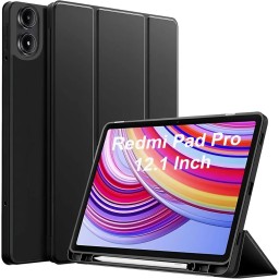 جراب ذكي ثلاثي الطي مع حامل قلم لـ Redmi Pad Pro Redmi Pad Pro Smart Tri-Fold Case with Pen Holder