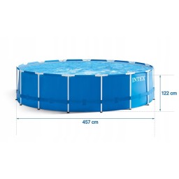 مسبح دائري Metal frame pool 457x122cm