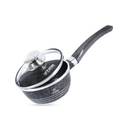 كسرولة ١٦ سم (قدر صلصة) بغطاء زجاجي Sauce Cookware with Glass Cover - 16 cm