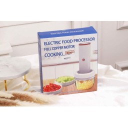 محضرة طعام كهربائية لا سلكية 2x1مع خفاقة 2-in-1 Cordless Electric Food Processor with Whisk